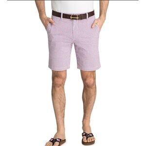Vineyard Vines Red and Blue Checkered Men Shorts